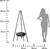 Griglia sospesa con fuoco 52 cm Acciaio nero con griglia Anteprima dell’immagine prodotto 8