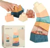 Tour sensorielle pyramidale éducative Montessori avec Voir les images du produit 1