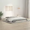 vidaXL Letto in legno massiccio bianco 140x200 cm pino Anteprima dell’immagine prodotto 1