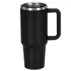 Thermobecher 1,2 L mit Strohhalm Griff Deckel Edelstahl Produktbild-Vorschau 5