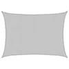 The Living Store Sonnensegel Hellgrau 8x6 m 100% Polyester Produktbild-Vorschau 3