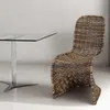 KRINES HOME Schwingstuhl Esszimmer-Stuhl aus Rattan Produktbild-Vorschau 2