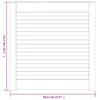vidaXL Portes à lamelles 2 pcs. Pin massif 61,5x59,4 cm Voir les images du produit 6