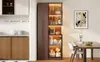 Vitrinenschrank 70×38×160 cm mit Ausziehregal – Produktbild-Vorschau 17