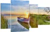 Bild auf Leinwand - Leinwandbild - See Boot Wasser - Produktbild-Vorschau 1