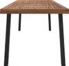 vidaXL Tavolo da giardino 200x100x75 cm in legno massiccio Anteprima dell’immagine prodotto 4