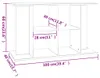 Support pour aquarium Brun aspect chêne Matériau dérivé du Voir les images du produit 10