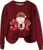 ASKSA Damen Lustige Weihnachtspullover Strickpullover Produktbild-Vorschau 1