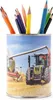 Stiftebecher Mähdrescher mit Traktor - Kinder Stifteköcher Produktbild-Vorschau 2