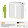 Outsunny Metall Gerätehaus 1,37 m², abschließbar Produktbild-Vorschau 3