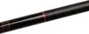 A close-up view of a black fishing rod with a textured grip and red accents. Produktbild-Vorschau