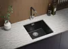 PRIMAGRAN Unterbauspüle Granit Schwarz Metallic 46x47cm, Produktbild-Vorschau 1