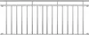 MONZANA® Balcone Francese in Acciaio Inox 90x100cm 16 Barre Anteprima dell’immagine prodotto 3
