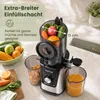 COSTWAY Juicer, 160W, slowjuicer met een vulopening van 110 Productafbeelding-voorbeeld 5