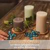 Houten kaarsenhouder set, 2-delig, gemaakt van acaciahout Productafbeelding-voorbeeld 2