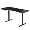 A black standing desk on a white background. Náhled obrázku produktu