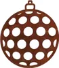 Rostikal Rost Deko Christbaumschmuck 7 cm Geschenkanhänger Produktbild-Vorschau 1