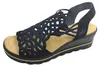 Rieker Damen Sandalette Schwarz Voir les images du produit 40