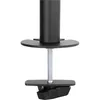 A close-up view of a monitor mount clamp mechanism. Produktbild-Vorschau