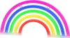 A neon LED rainbow light. Produktbild-Vorschau
