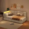INONEFT Polsterbett Kinderbett 90x200cm mit LED und USB, Produktbild-Vorschau 3
