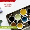 A tray filled with various cups of tea or coffee, with branding and product information overlaid. Voir les images du produit