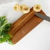 Planche à découper en bois d'acacia durable avec quatre Voir les images du produit 4