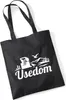 Huuraa Jutebeutel Usedom Strandmotiv 10 Liter Black Produktbild-Vorschau 1