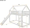 Flieks Etagenbett 90x200cm mit Rutsche, Kinderbett Hausbett Produktbild-Vorschau 7