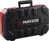 A black and red tool case with the PARKSIDE PERFORMANCE logo on it. Produktbild-Vorschau