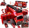 Großes Feuerwehr-Spielset 7-in-1 mit ausklappbarer Garage, Produktbild-Vorschau 1