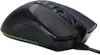 A black gaming mouse with RGB lighting on a white background. Produktbild-Vorschau
