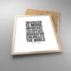 Gerahmtes Poster - Rahmen in heller Eiche - Einstein Maxim Produktbild-Vorschau 3