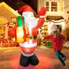 1,5 M Vianočná nafukovacia dekorácia Santa Claus Vonkajšia Náhľad obrázku produktu 13