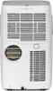 The back view of a white portable air conditioner. Produktbild-Vorschau