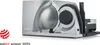 A silver electric slicer is shown on a white background, with a red dot award logo and text indicating it is a winner. Voir les images du produit