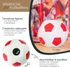 Spardose im Fußball-Look von HMF mit 15 cm Durchmesser in Rot Produktbild-Vorschau
