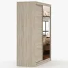 Schwebetürenschrank Kleiderschrank Schrank 160 cm Produktbild-Vorschau 8