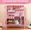 Cucina da gioco per bambini COSTWAY con 18 accessori, Anteprima dell’immagine prodotto 5