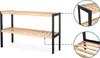 Relaxdays Schuhregal, HxBxT: 33 x 70 x 26 cm, Bambus, 2 Produktbild-Vorschau 6