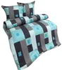 Thermofleece Mikrofaser Bettwäsche Set 135x200 cm Türkis Produktbild-Vorschau 2