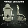 Sedia da gaming GTPLAYER: sedia ergonomica per PC in Anteprima dell’immagine prodotto 8