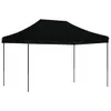 vidaXL Partyzelt Faltbar Pop-Up Schwarz 410x279x315 cm Produktbild-Vorschau 1