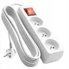 Cavo di prolunga 5M 3GN+0+interruttore 3x1.0mm 10A IP20 Anteprima dell’immagine prodotto 8
