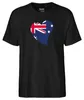 Huuraa Herren T-Shirt Australien Flagge Herz XL Black Bio Produktbild-Vorschau 2