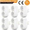 ORSEM 10x Mehrfachsteckdose Schutzkontakt Steckdosenadapter Produktbild-Vorschau 1