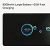 A tablet screen displaying a charging animation with a battery percentage. Náhled obrázku produktu