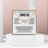 Halskette aus Roségold mit Zirkonia Kristallen - Unsere Produktbild-Vorschau 3
