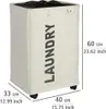 WENKO Wäsche Sammler Korb Sortierer Organizer Bad 79 L Sack Produktbild-Vorschau 3
