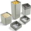 Set de bocaux Sigma pour la maison, 0,6 l + 1,4 l, vert Voir les images du produit 4
